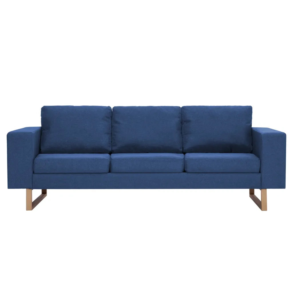Divano a 3 Posti in Tessuto Blu cod mxl 39570