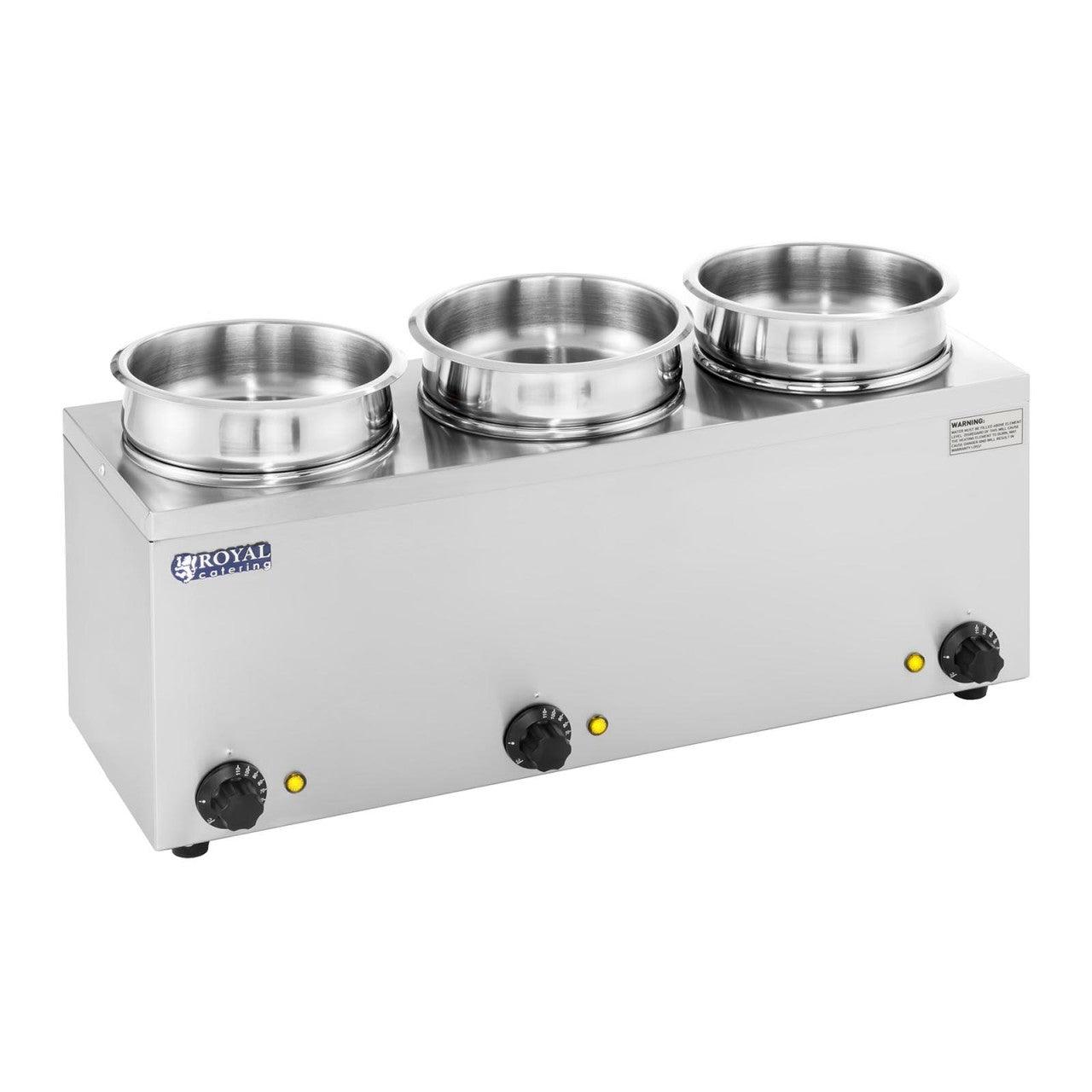 Dosatore per zuppa 3 x 2,75 litri 450 watt acciaio inox 14_0000150