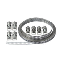 Kit nastro inox l 3 m, 8 cremagliere con adattatori