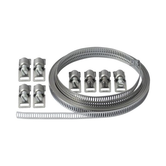 Kit nastro inox l 3 m, 8 cremagliere con adattatori