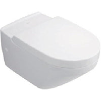 Villeroy & boch 9m02s101 sedile copri-wc lifetime, cerniera crom