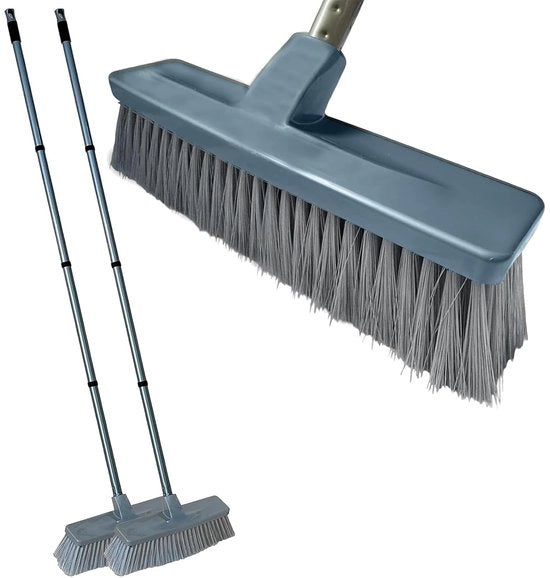 Aspirapolvere per pavimenti in legno - Rimuove capelli di cane e gatto - Manico in acciaio inox 120 cm - 1 pezzo
