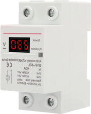 Apparecchio di protezione contro sovracorrente e sottocorrente 230V 40A con funzione di ripristino automatico, installazione su rail DIN, protezione della corrente affidabile.