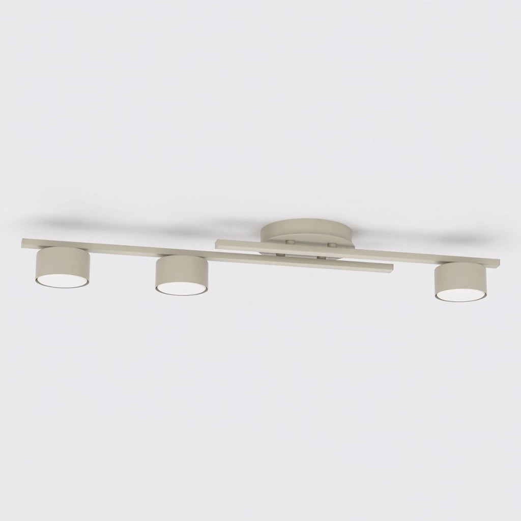 Lampada da soffitto FRAGMENT in acciaio beige