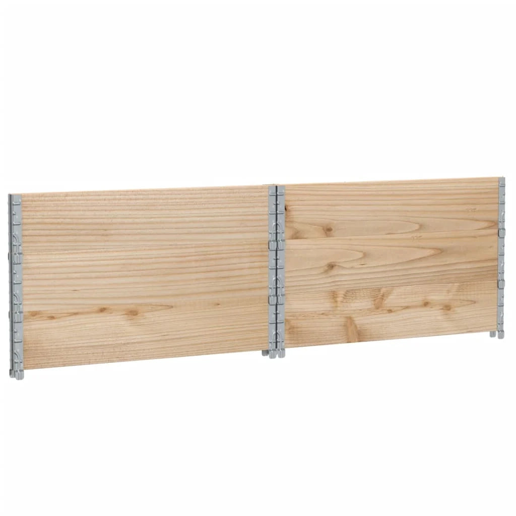 Fioriera rialzata per piante fiori terrazzo giardino 100 x 100 cm legno massello di pino marrone 02_0037237