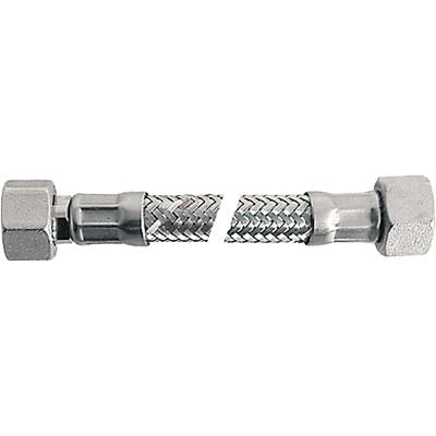 FLESSIBILE FLEXCORE FF RIDOTTO PARIGI - INOX 304/PE-RT + GUARNIZIONE 3/8FX1/2F CM 30- 5 pezzi