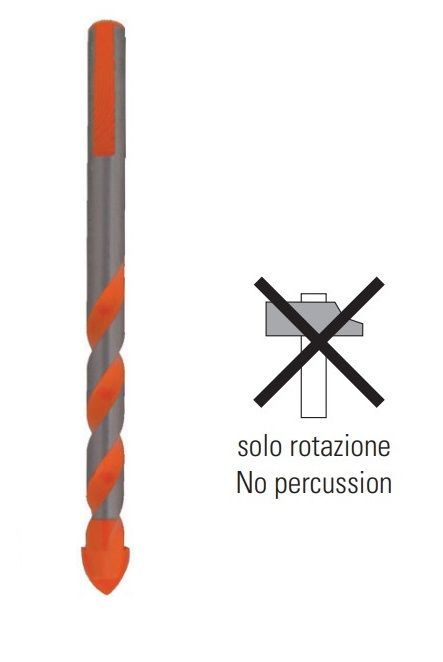 Punta specifica per ceramica - Misura: Ã¸ 14 x 127 mm