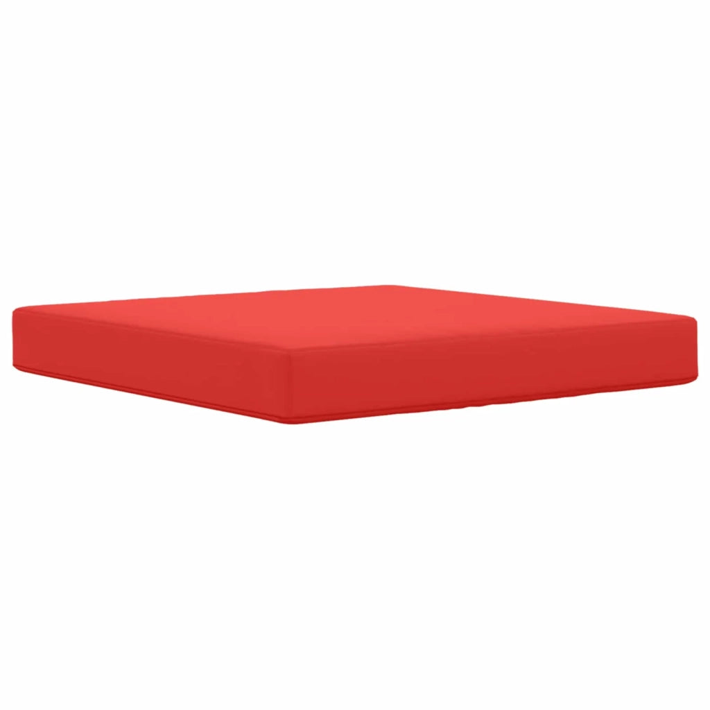 Cuscino per divano da esterno 3 pcs Rosso Poliestere