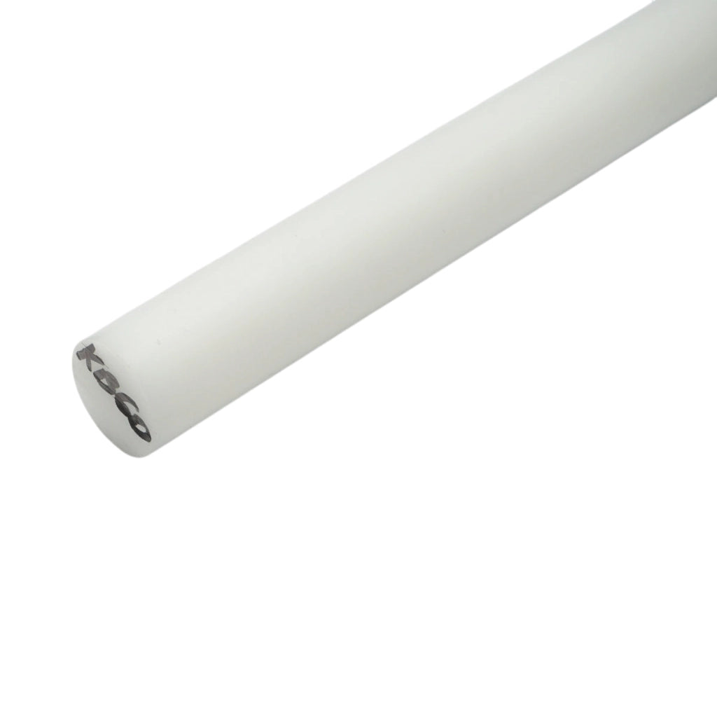 Barra di poliammide, poliossimetilene-poliacetale POM bianco 1000x30mm 1,08 KG