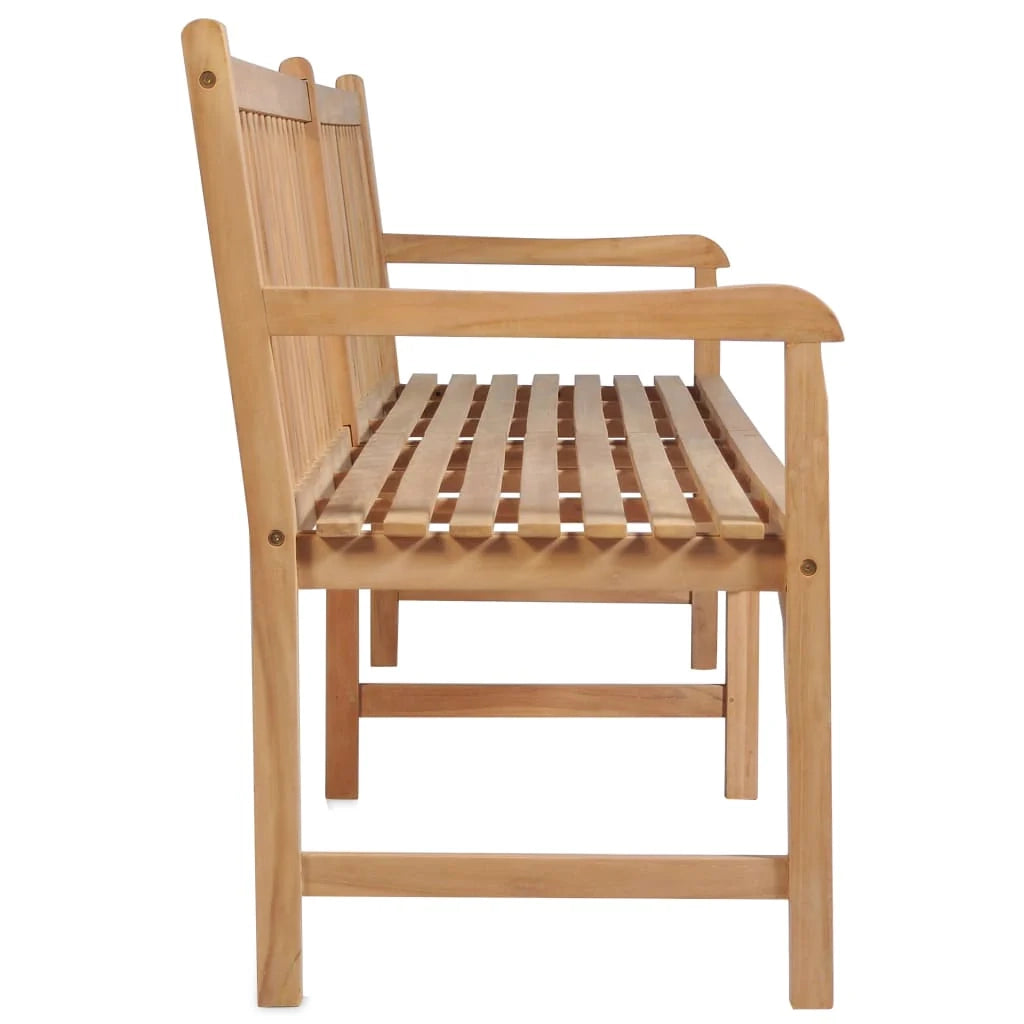 Panca da giardino mobili da esterno per patio terrazza 228 x 62,5 x 90 cm legno massello di teak 02_0011303