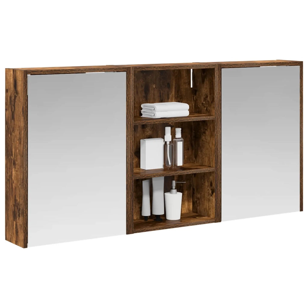 Set di Armadi da Bagno con lo scaffale 3 pcs 126 x 16 x 62.5 cm 3403828