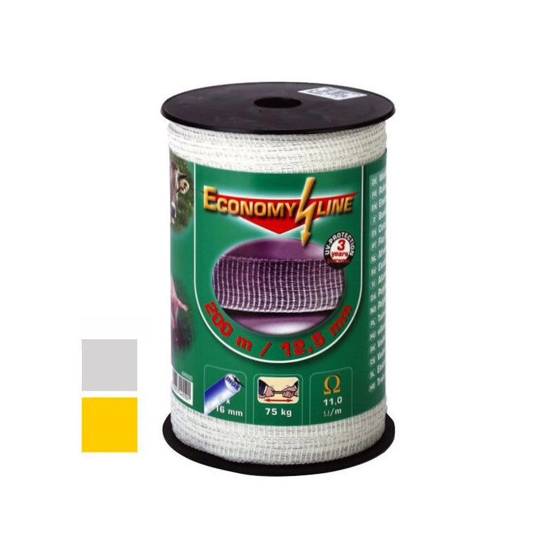 Banda Acciaio Elettrificatori Mm 20 M 200 Gialla