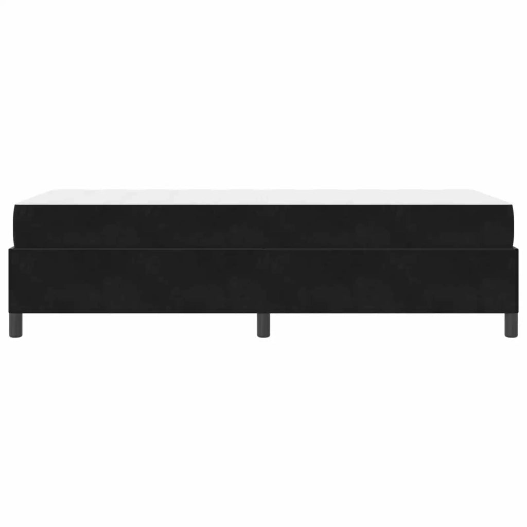 Struttura del letto con materasso Nero 80 x 200 cm Tessuto 3399026