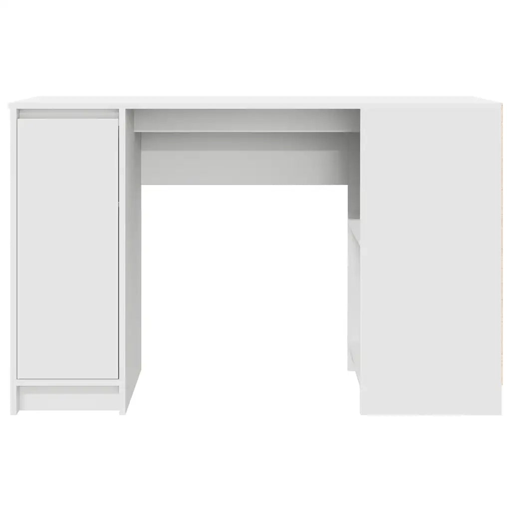 Scrivania Bianca 120x42x76 cm in Legno Multistrato