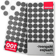 Magnetizzanti autoadesivi a forma rotonda - Adesivi magnetici per foto - 20 mm - 10 pezzi