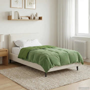 Duvet Estivo Trapuntato Verde 155 x 200 cm Microfibra 42025955