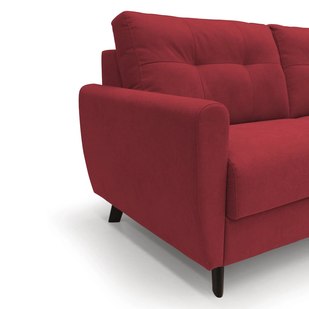 Callisto Divano letto matrimoniale 208 cm rosso
