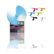 Trade Shop - Mini Ventilatore Portatile Usb Universale Attacco Su Smartphone Tablet Cellulare -