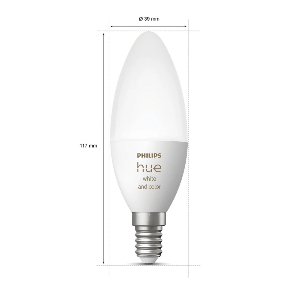 Philips Hue White and Color ambiance 2 Lampadine Smart E14 25 W