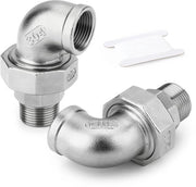 Flessibile Pijpfitting 3/4 BSP - Gomma Geggiato - Manuale/Femminile - Resistente alla Corrosione - Resistente alle Alte Temperature - Con Connettore a Gabbia Profonda