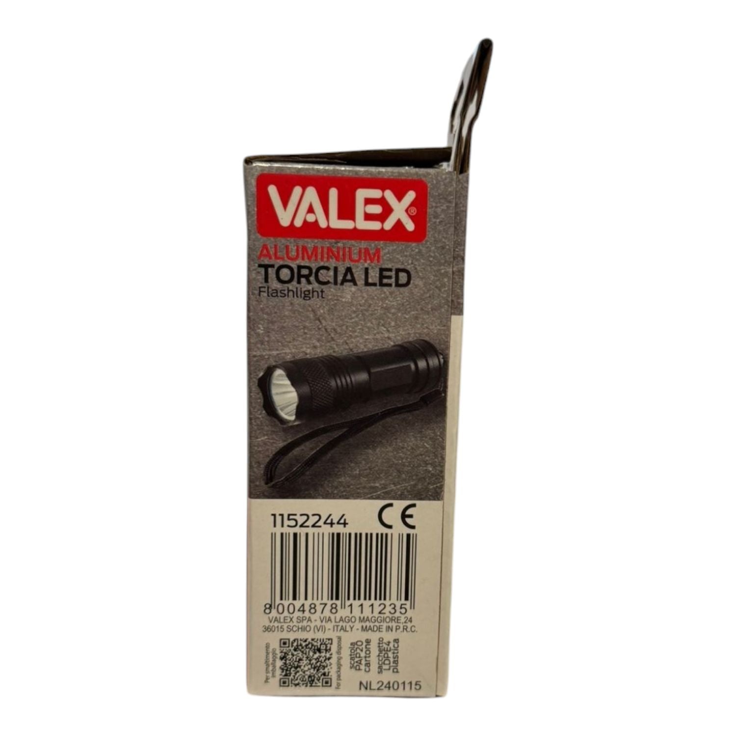 VALEX - TORCIA LED IN ALLUMINIO FLASHLIGHT