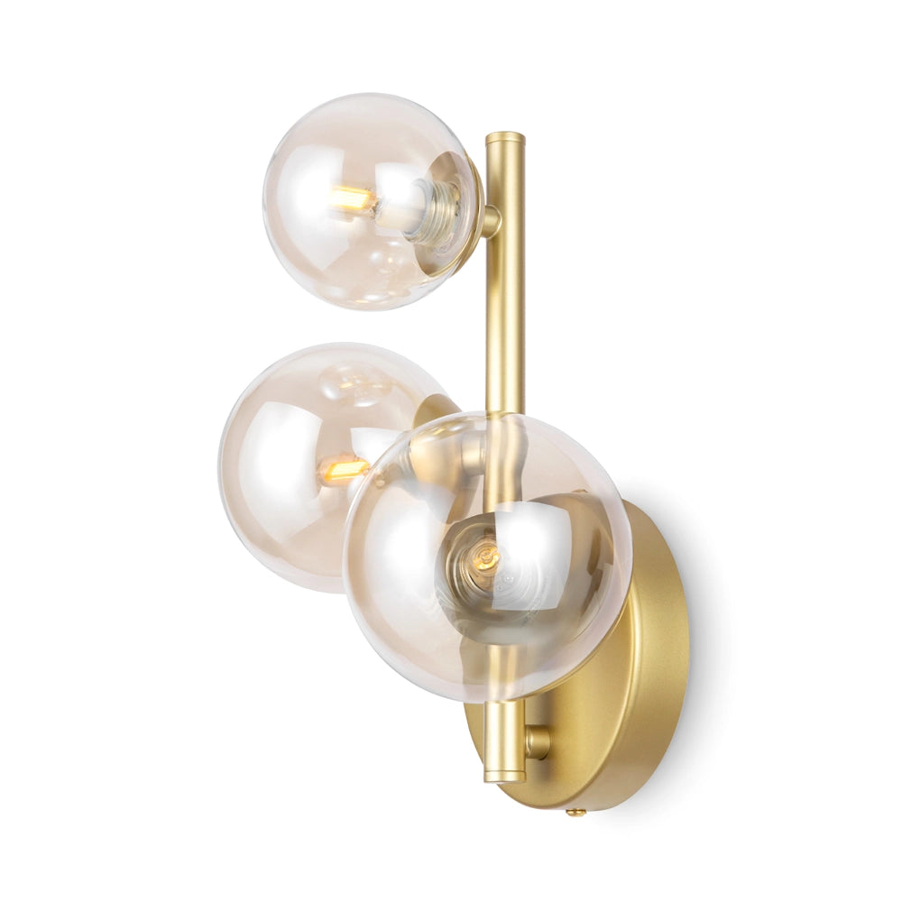 Applique oro Dallas con sfere in vetro Maytoni MOD545WL-03G