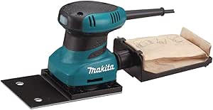 Levigatrice orbitale Makita 200W con pattino rettangolare in alluminio - BO4566