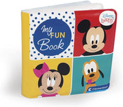 Disney Baby My Fun Book - Libro Neonati, Gioco Bambini 6 Mesi, libricino Impermeabile Ideale per Bagnetto, 100% Lavabile