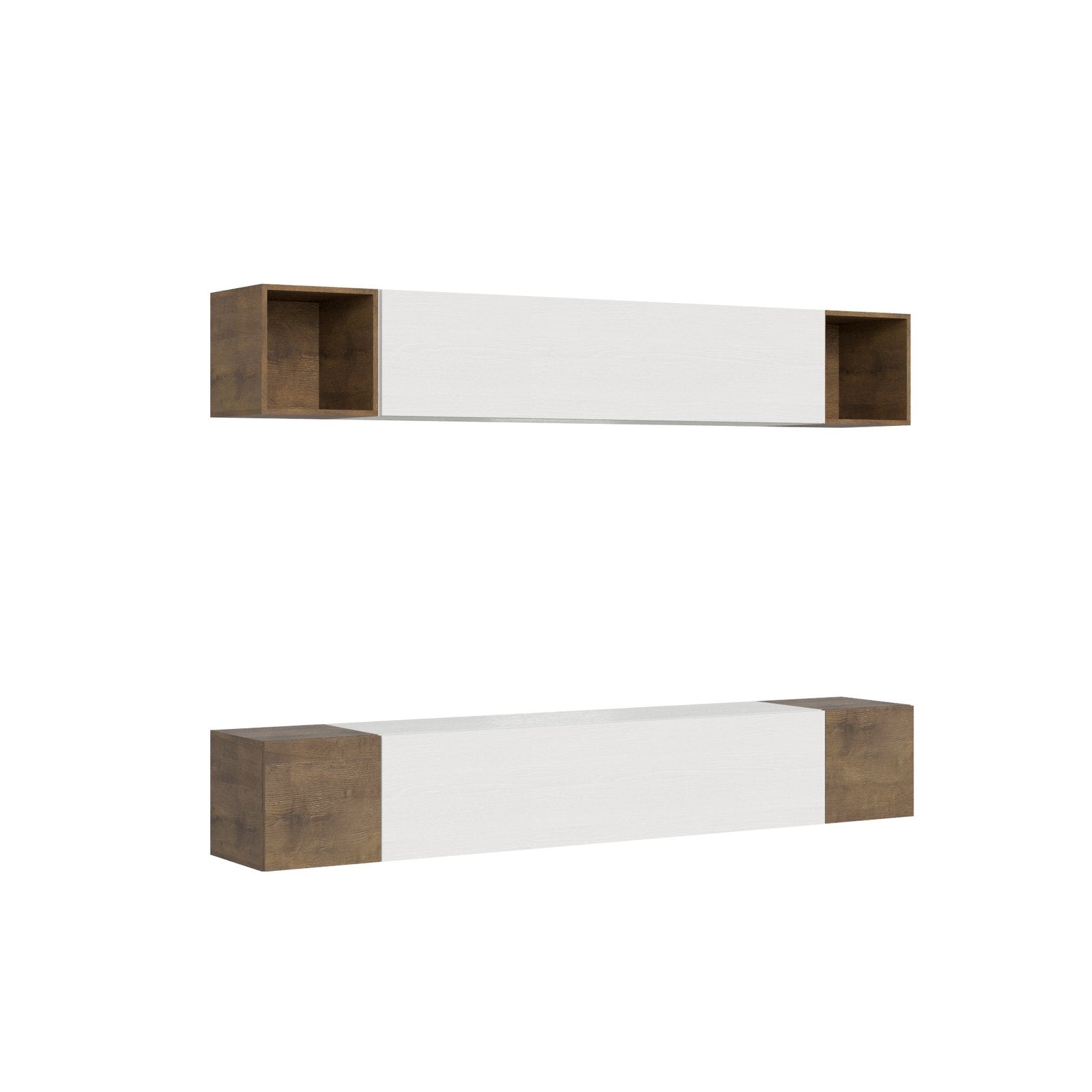 Composizione parete soggiorno A38 L.254 P.39,2 - ISOKA