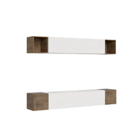 Composizione parete soggiorno A38 L.254 P.39,2 - ISOKA