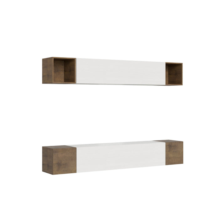 Composizione parete soggiorno A38 L.254 P.39,2 - ISOKA