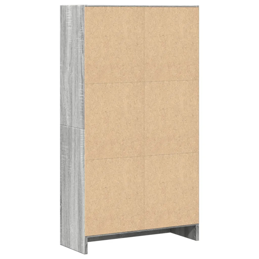 Libreria Grigio Sonoma 60x24x109 cm in Truciolato 857808