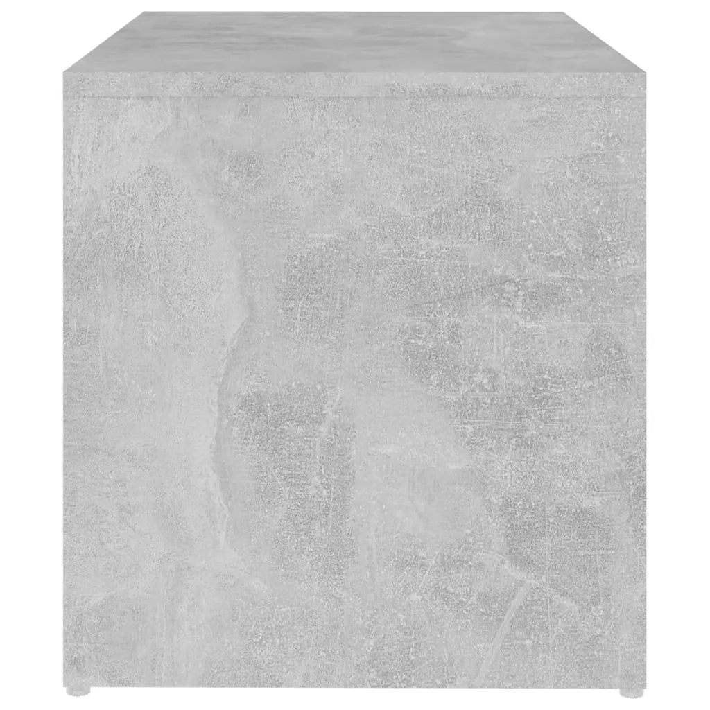 Tavolino-Tavolino da soggiorno-Tavolo Grigio Cemento 59x36x38 cm in Legno Multistrato
