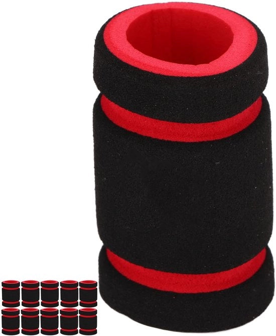 Copricoppe per Tattoo - 10 Pezzi - Copricoppe Schiuma - Design Antiscivolo - Riduce la Fatica - 22 mm di Diametro Interno - Manopole per Tattoo