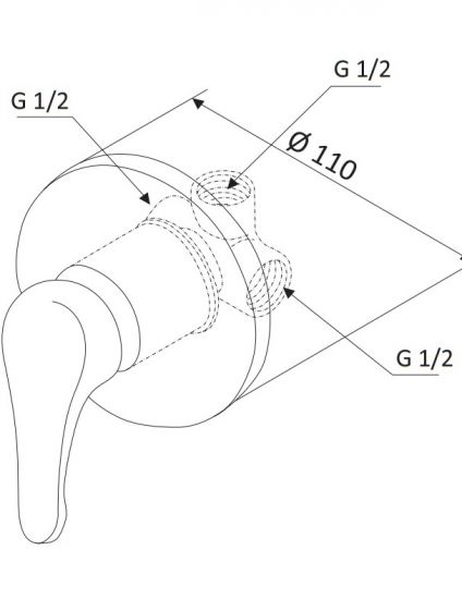 Miscelatore doccia Astro 2 - Mariani