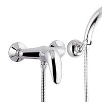 Rubinetto esterno doccia con doccia duplex e leva frontale - serie ten