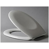Hamberger baltic88a sedile copri-wc top, bianco, con fissaggi in