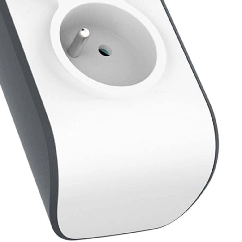 Multipresa Filtrata 4 Prese con Protezione Sovratensioni e Cavo 2 m Bianco / Grigio Belkin