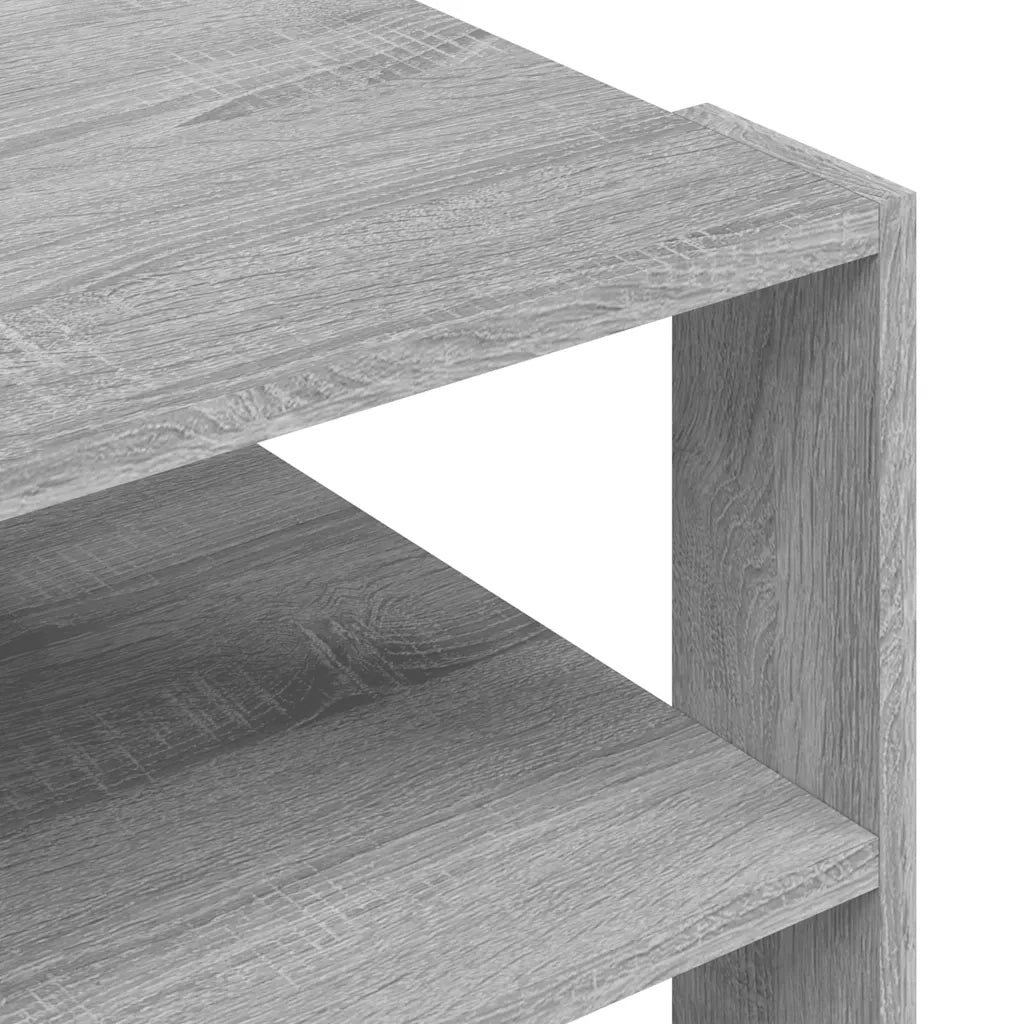Tavolino Salotto Grigio Sonoma 58x58x40cm Legno Multistrato 834255