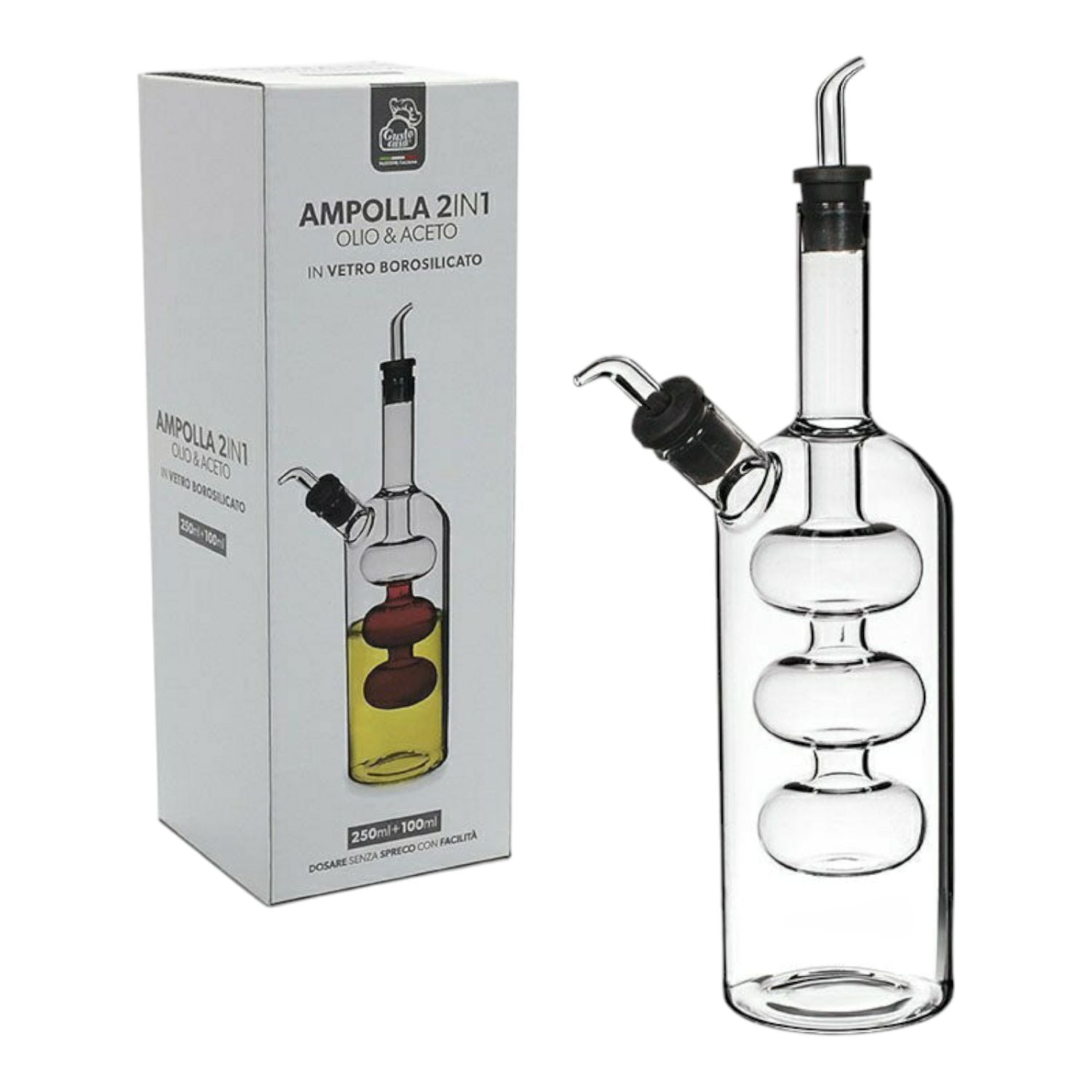 AMPOLLA IN VETRO 2 IN 1