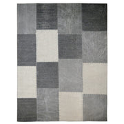 Tappeto Vintage Lyrical 110 in Cotone Patchwork Grigio