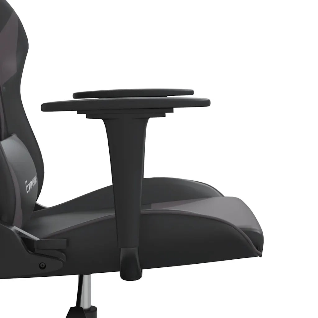 Sedia da Gaming | Sedia da e-sports Nera e Grigia in Similpelle