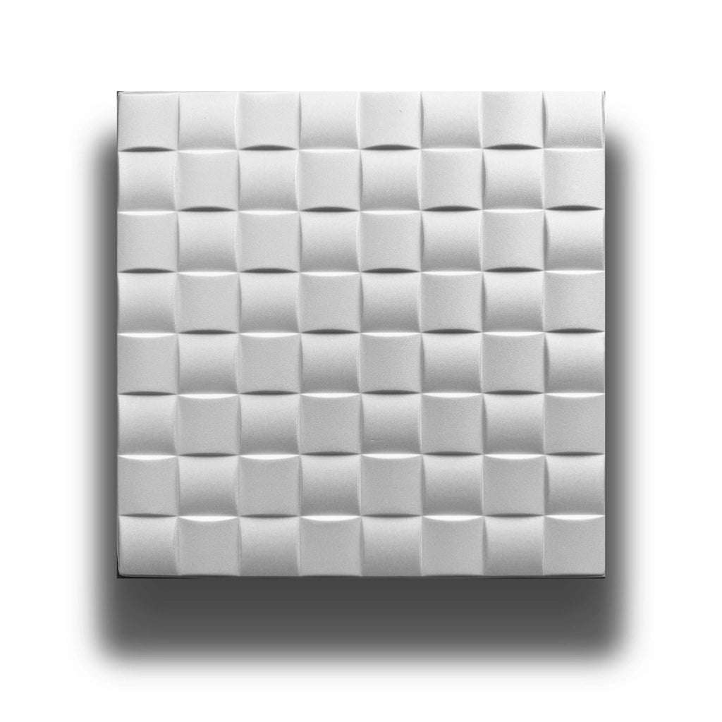 10 o 20mq (40 oppure 80 pezzi) di pannello decorativo 3D a soffitto in EPS isolante 50x50cm PLUTON - Pacco da 10 metri quadrati