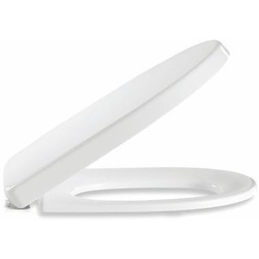 Pressalit delight - sedile wc, forma a d, modello universale bia