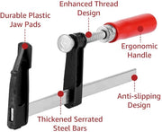 Set di viti a clip da 10 - Apertura 150 mm/200 mm - Profondità di inserimento 50 mm/80 mm - Clip per legno - Fissaggio preciso - Leggero e compatto - Clip per legno