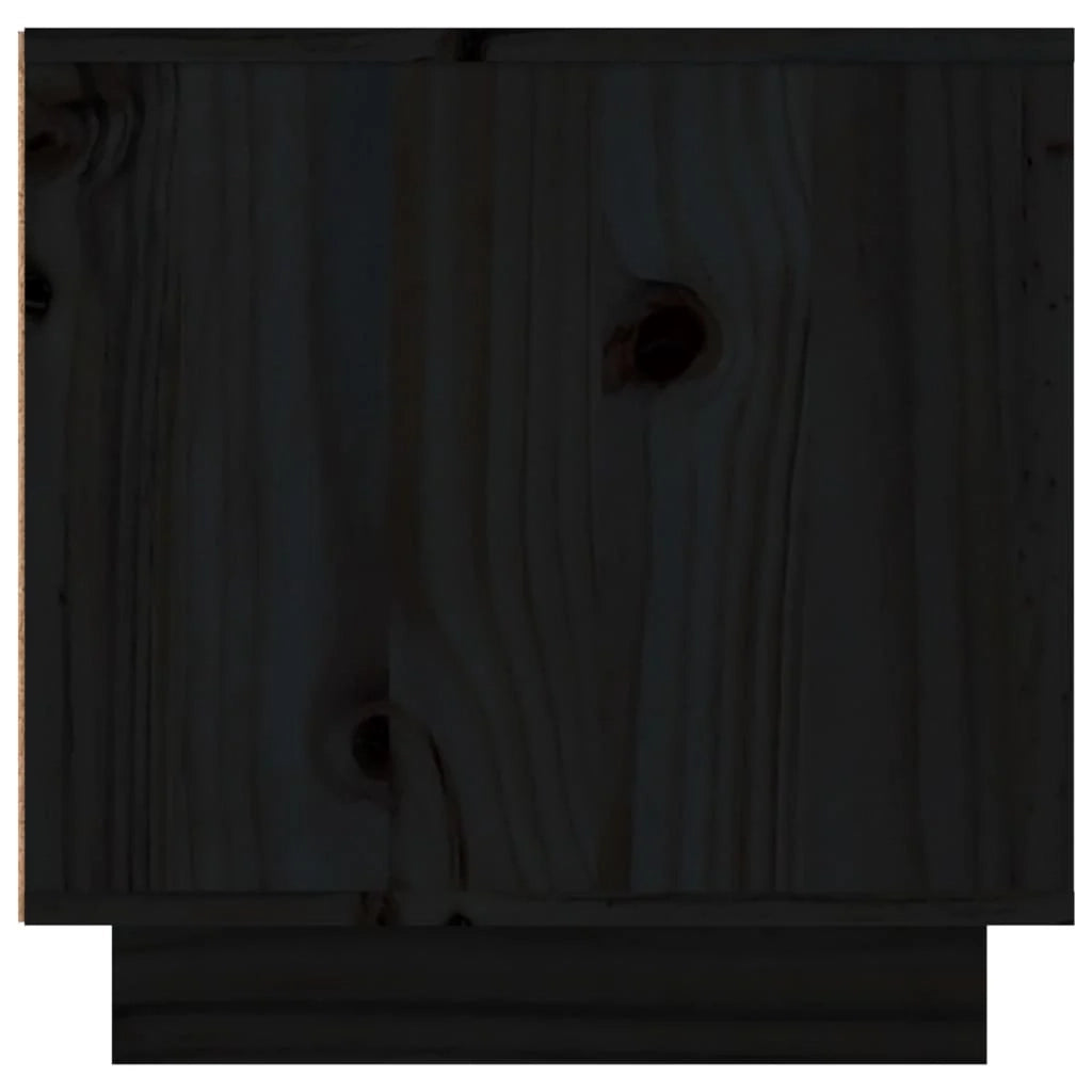 Mobile TV multimediale scaffale TV credenza mobile TV sala da pranzo soggiorno camera da letto 156 x 40 x 40 cm legno di pino massiccio nero 02_0026046