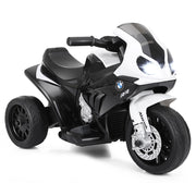 Moto cavalcabile alimentata a batteria 6 V per bambini, Motocicletta a 3 ruote con musica e aspetto carino Nero-Moto elettriche