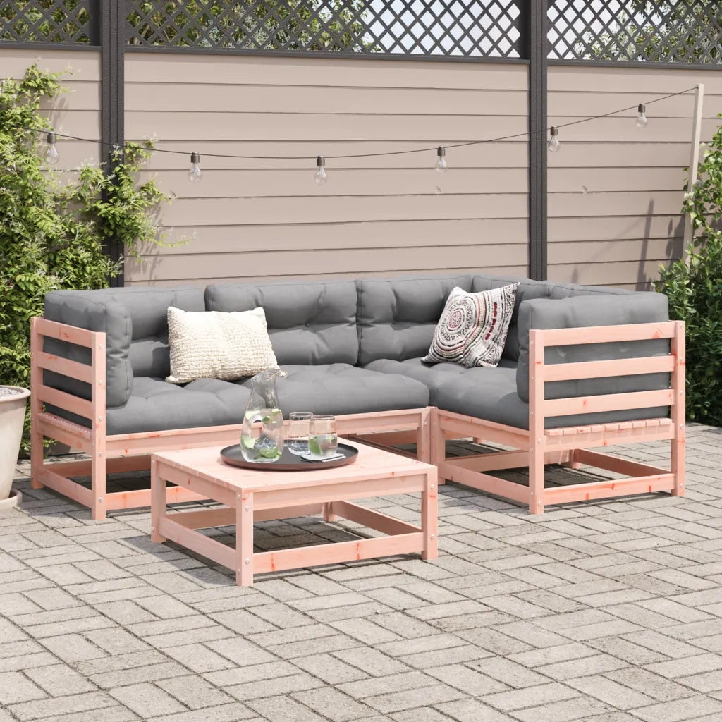 Set Divani da Giardino 5 pz in Legno Massello Abete Douglascod mxl 93041