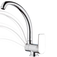 Rubinetto lavello con bocca alta girevole sottofinestra - serie dream