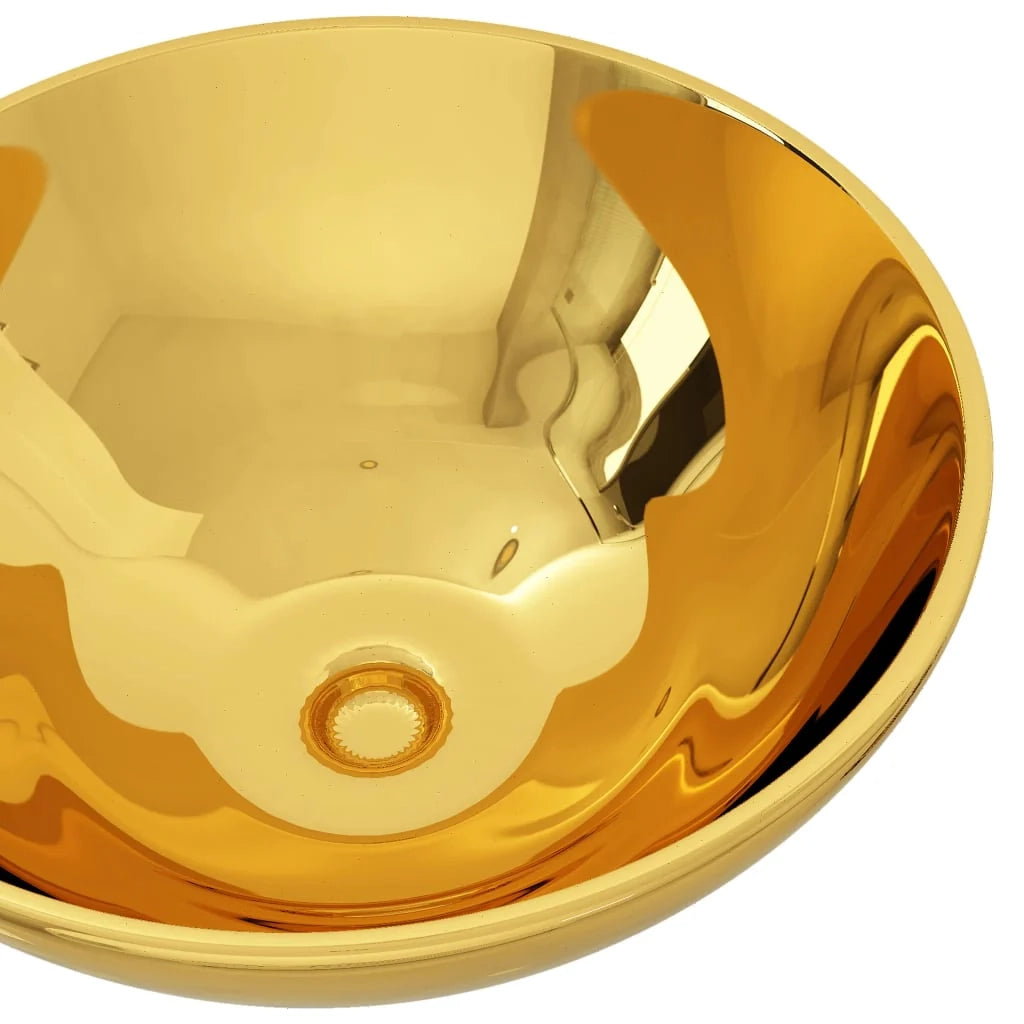 Lavabo in ceramica 32,5 x 14 cm con fori preforati 02_0002589